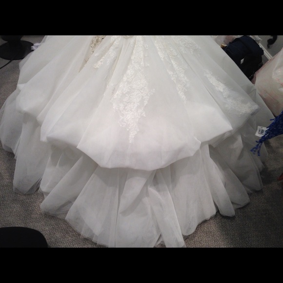 IVORY Mark Zunino Bridal Gown (MZ2-74519) - Picture 5 of 5